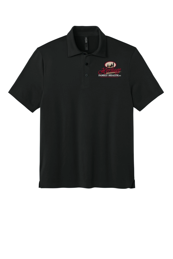 Color Image for MRA110 - MiiR® Alta Polo - Pitch Black - HFH - FC RC -E light
