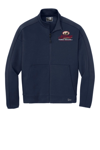 Color Image for NEA566 - New Era® Double Back Full-Zip - True Navy - HFH - FC RC -E light