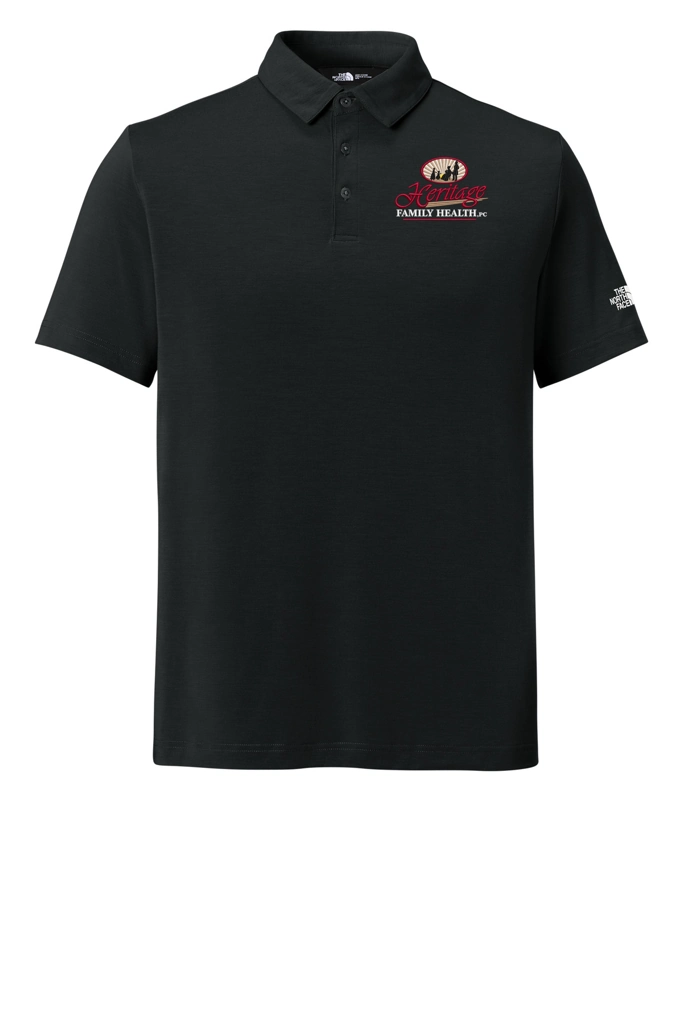 Color Image for NF0A8GE0 - The North Face® Canyon Crest Polo - Tnf Black - HFH - FC RC -E light