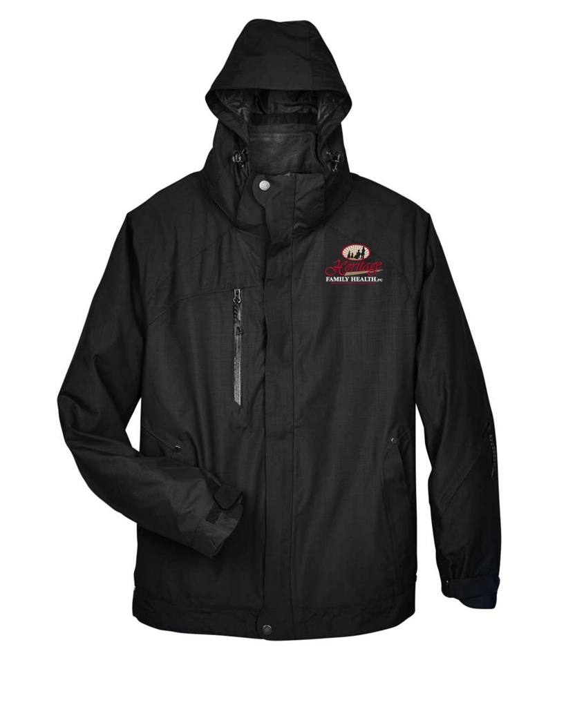 Color Image for 88178 - North End Men's Caprice 3-in-1 Jacket with Soft Shell Liner - Black - HFH - FC RC -E light